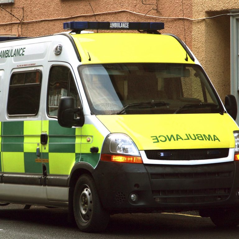 Ambulances: credit EPA/ Shutterstock